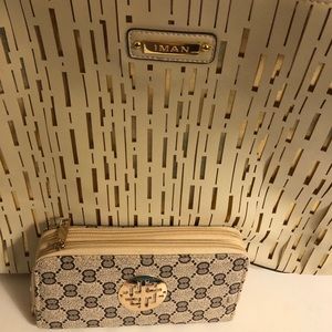 IMAN  new satchel/shoulder bag / wallet